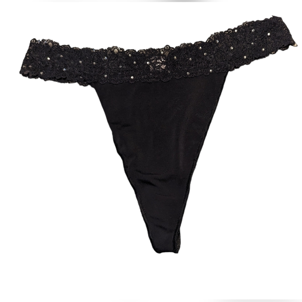 Vintage Victoria's Secret Low Rise Thong Size Large